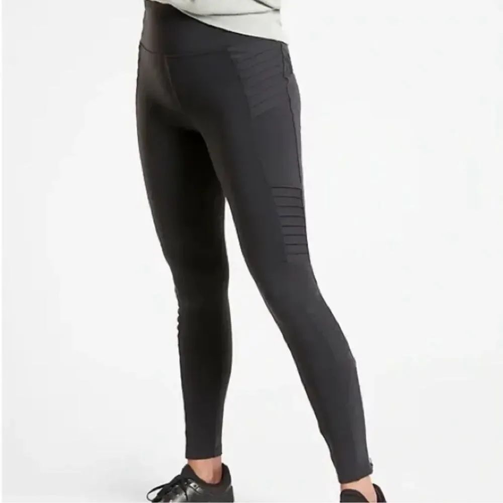 Athleta Delancey Moto Tight Black SP